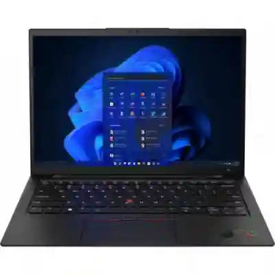 Laptop Lenovo ThinkPad X1 Carbon Gen 10, Intel Core i7-1260P, 14inch, RAM 32GB, SSD 1TB, Intel Iris Xe Graphics, Windows 11 Pro, Weave Black