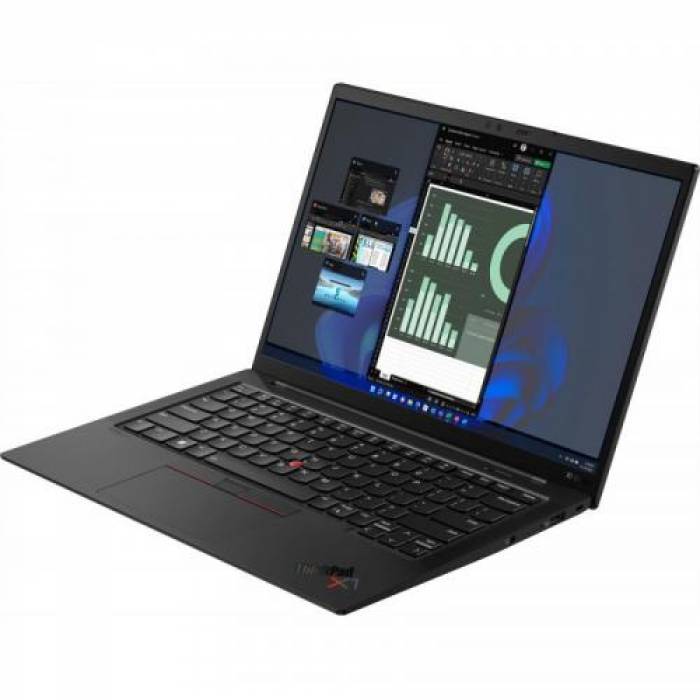 Laptop Lenovo ThinkPad X1 Carbon Gen 10, Intel Core i7-1260P, 14inch, RAM 32GB, SSD 1TB, Intel Iris Xe Graphics, Windows 11 Pro, Weave Black