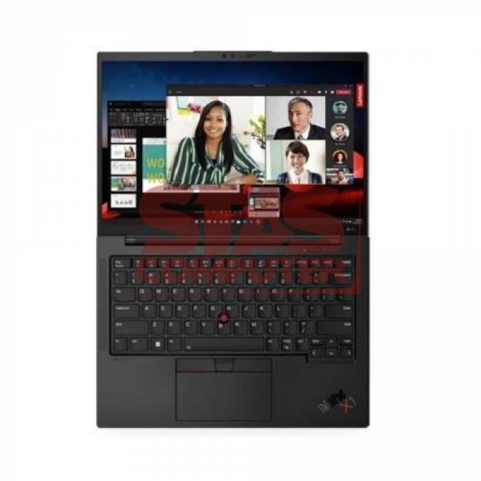 Laptop Lenovo ThinkPad X1 Carbon Gen 11, Intel Core i7-1355U, 14inch, RAM 16GB, SSD 512GB, Intel Iris Xe Graphics, Windows 11 Pro, Deep Black Paint