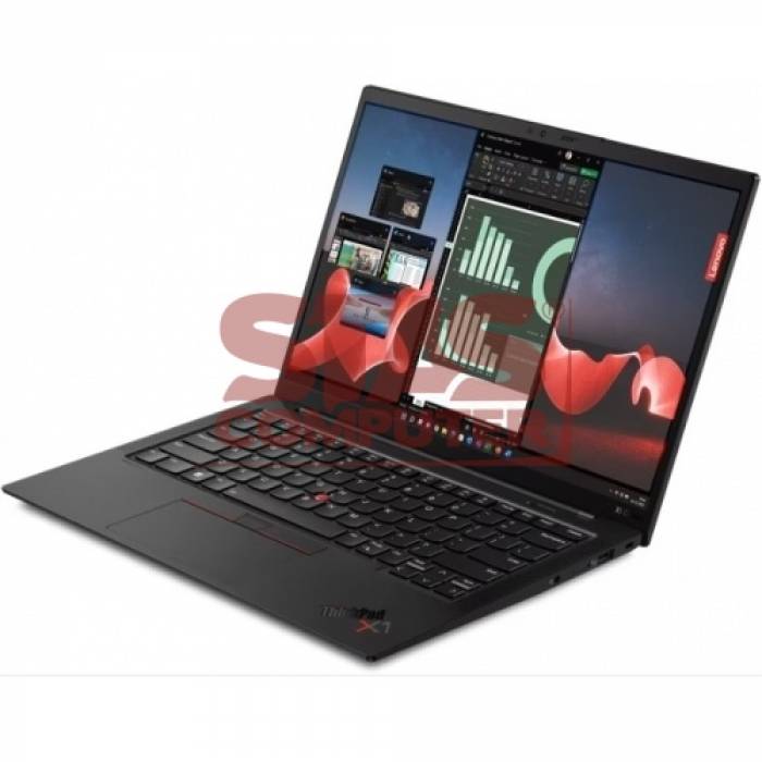 Laptop Lenovo ThinkPad X1 Carbon Gen 11, Intel Core i7-1355U, 14inch, RAM 32GB, SSD 1TB, Intel Iris Xe Graphics, Windows 11 Pro, Deep Black Paint