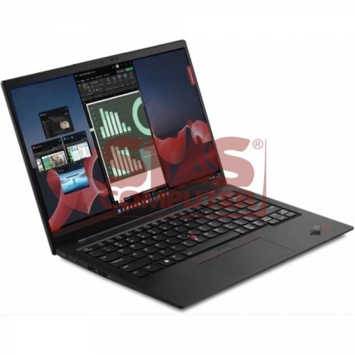 Laptop Lenovo ThinkPad X1 Carbon Gen 11, Intel Core i7-1355U, 14inch, RAM 32GB, SSD 1TB, Intel Iris Xe Graphics, Windows 11 Pro, Deep Black Paint