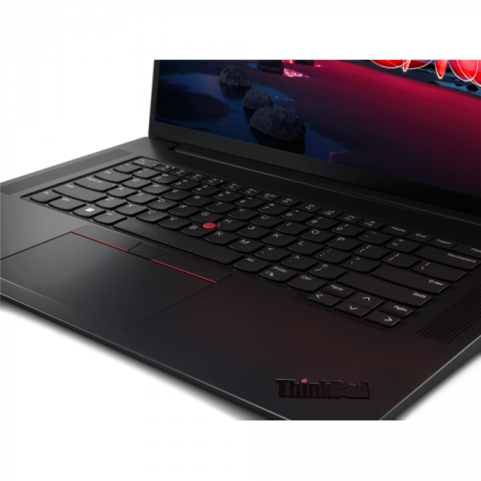 Laptop Lenovo ThinkPad X1 Extreme Gen 5, Intel Core i7-12700H, 16inch, RAM 16GB, SSD 1TB, nVidia GeForce RTX 3050 4GB, Windows 11 Pro, Paint Black