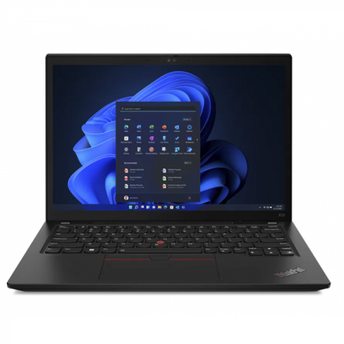 Laptop Lenovo ThinkPad X13 Gen3, Intel Core i7-1260P, 13.3inch, RAM 16GB, SSD 512GB, Intel Iris Xe Graphics, Windows 11 Pro, Thunder Black