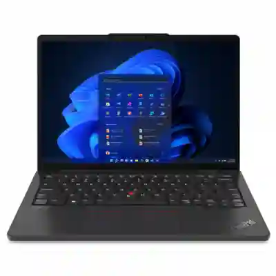 Laptop Lenovo ThinkPad X13s Gen 1, Qualcomm Snapdragon 8cx Gen 3, 13.3inch, RAM 16GB, SSD 256GB, Integrated Qualcomm Adreno 690, Windows 11, Thunder Black