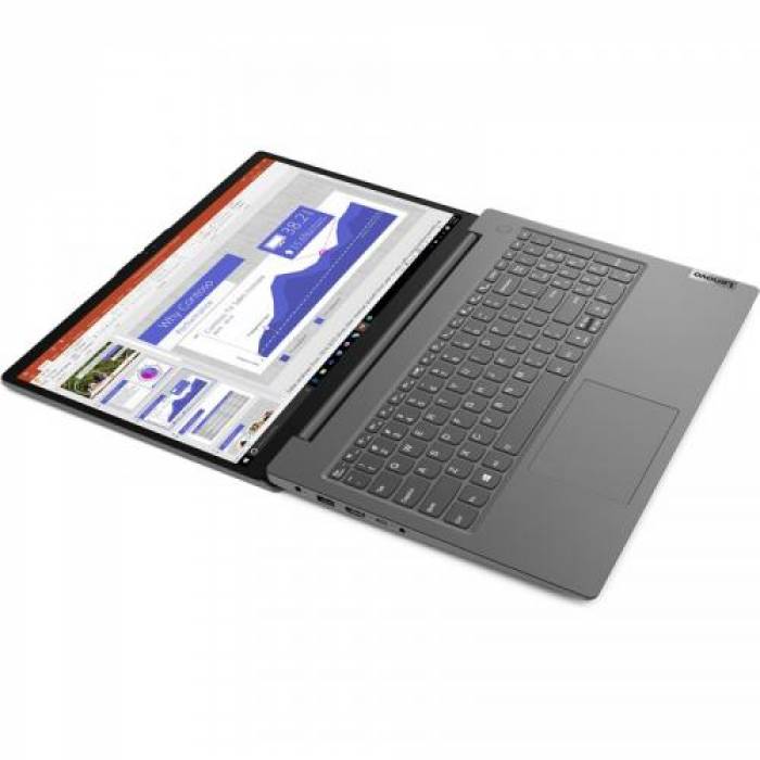 Laptop Lenovo V15 Gen2 ITL, Intel Core i7-1165G7, 15.6inch, RAM 16GB, SSD 512GB, Intel Iris Xe Graphics, No OS, Black