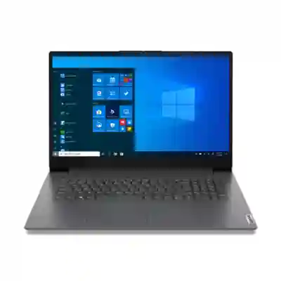 Laptop Lenovo V17 G2 ITL, Intel Core i7-1165G7, 17inch, RAM 8GB, SSD 512GB, nVidia Geforce MX350 2GB, No OS, Iron Grey 