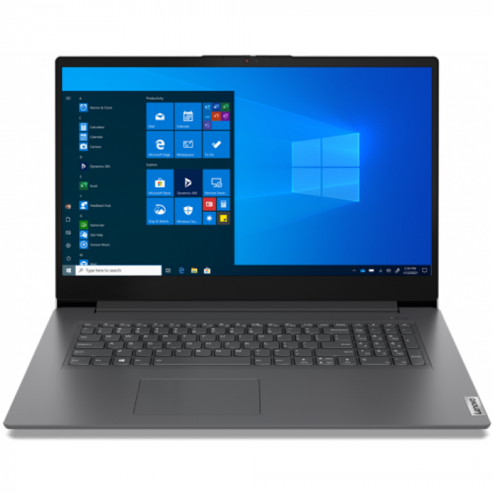 Laptop Lenovo V17 ITL Gen2, Intel Core i7-1165G7, 17.3inch, RAM 8GB, SSD 512GB, nVidia GeForce MX350 2GB, Windows 10 Pro, Iron Grey