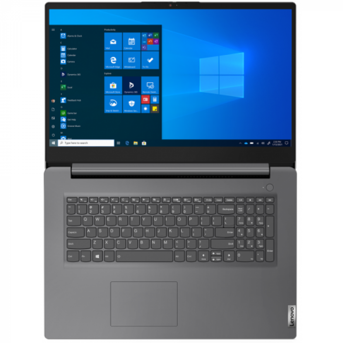 Laptop Lenovo V17 ITL Gen2, Intel Core i7-1165G7, 17.3inch, RAM 8GB, SSD 512GB, nVidia GeForce MX350 2GB, Windows 10 Pro, Iron Grey