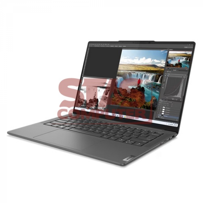 Laptop Lenovo Yoga Pro 7 14APH8, AMD Ryzen 7 7840HS, 14.5inch, RAM 16GB, SSD 1TB, AMD Radeon 780M, No OS, Storm Grey