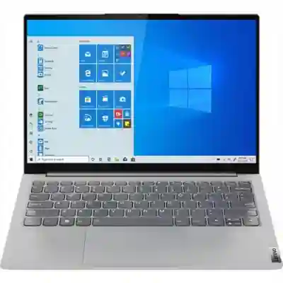 Laptop Lenovo Yoga Slim 7 13ACN5, AMD Ryzen 5 5600U, 13.3inch, RAM 16GB, SSD 512GB, AMD Radeon Graphics, Windows 11, Light Silver