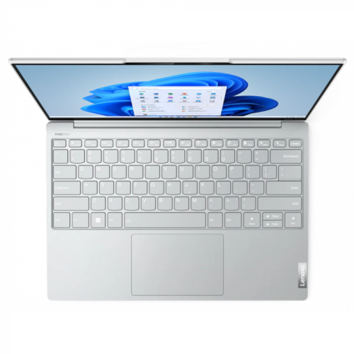 Laptop Lenovo Yoga Slim 7 Carbon 13IAP7, Intel Core i7-1260P, 13.3inch, RAM 16GB, SSD 1TB, Windows 11, Moon White