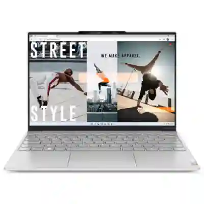 Laptop Lenovo Yoga Slim 7 Carbon 13IAP7, Intel Core i7-1260P, 13.3inch, RAM 16GB, SSD 1TB, Windows 11, Moon White