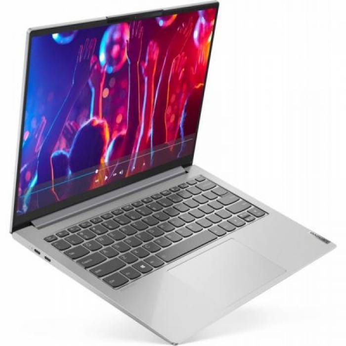 Laptop Lenovo Yoga Slim 7 Pro 14ACH5 O, AMD Ryzen 7 5800H, 14inch, RAM 16GB, SSD 1TB, AMD Radeon Graphics, Windows 11, Light Silver