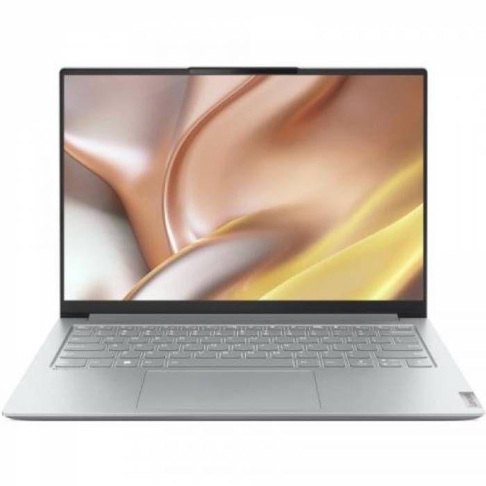 Laptop Lenovo Yoga Slim 7 Pro 14ARH7, AMD Ryzen 9 6900HS Creator Edition, 14inch, RAM 16GB, SSD 1TB, AMD Radeon 680M, No OS, Cloud Grey