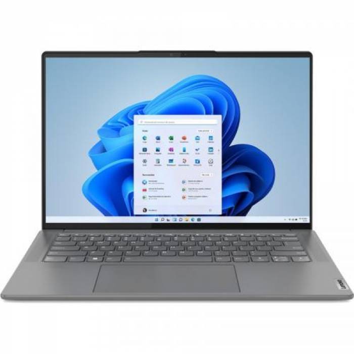 Laptop Lenovo Yoga Slim 7 ProX 14ARH7, AMD Ryzen 5 6600HS Creator Edition, 14.5inch, RAM 16GB, SSD 512GB, AMD Radeon 680M, Windows 11, Onyx Grey