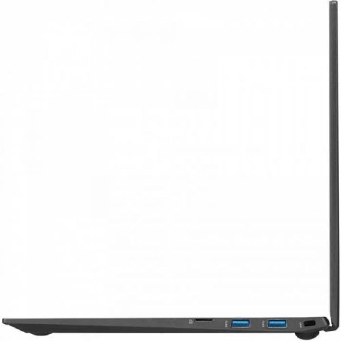 Laptop LG Gram 14Z90P, Intel Core i5-1135G7, 14inch, RAM 8GB, SSD 256GB, Intel Iris Xe Graphics, Windows 10, Black