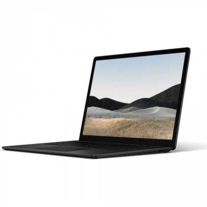 Laptop Microsoft Surface Laptop 4, Intel Core i7-1185G7, 15inch Touch, RAM 16GB, SSD 512GB, Intel Iris Xe Graphics Windows 11, Black