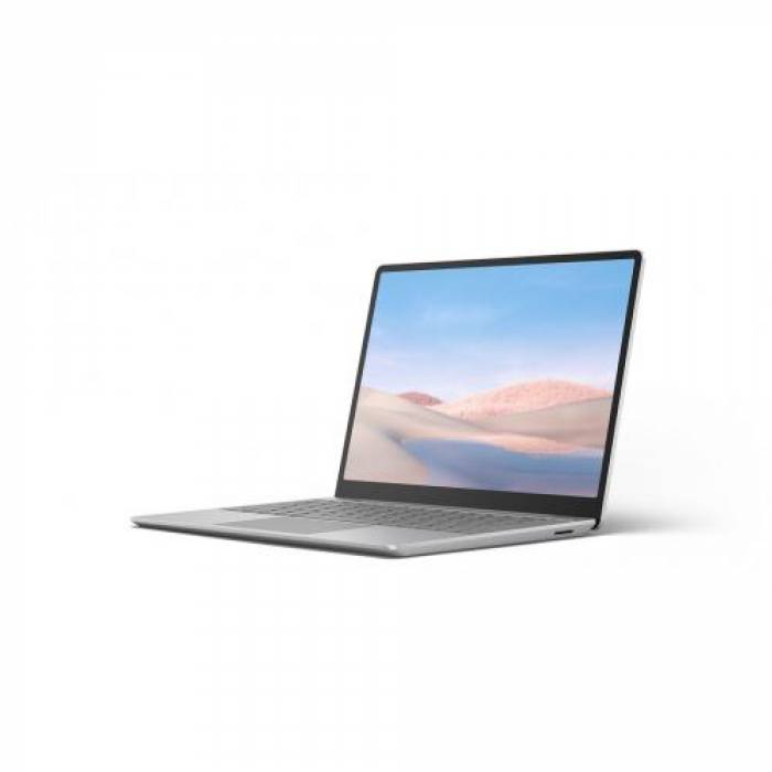Laptop Microsoft Surface Laptop GO, Intel Core i5-1035G1, 12.4inch Touch, RAM 4GB, eMMC 64GB, Intel UHD Graphics, Windows 10 S, Gray