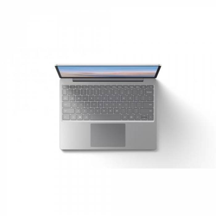 Laptop Microsoft Surface Laptop GO, Intel Core i5-1035G1, 12.4inch Touch, RAM 4GB, eMMC 64GB, Intel UHD Graphics, Windows 10 S, Gray