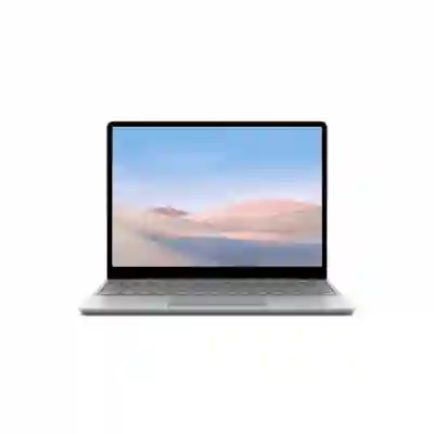 Laptop Microsoft Surface Laptop Go, Intel Core i5-1035G1, 12.4inch Touch, RAM 8GB, SSD 256GB, Intel UHD Graphics, Windows 10 S, Platinum