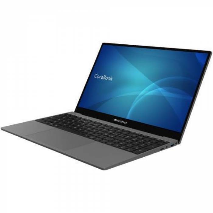 Laptop Microtech Corebook CB15B, Intel Core i7-1065G7, 15.6inch, RAM 16GB, SSD 512GB, Intel Iris Plus Graphics, Windows 11 Pro, Grey