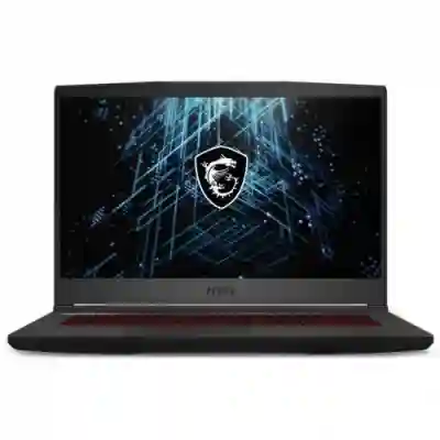 Laptop MSI GF63 Thin 11UD-297XRO, Intel Core i7-11800H, 15.6inch, RAM 8GB, SSD 512GB, nVidia GeForce RTX 3050 Ti 4GB, Free DOS, Black