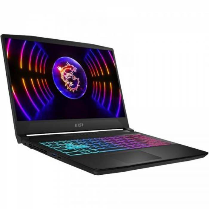 Laptop MSI Katana 15 B13VEK, Intel Core i7-13620H, 15.6inch, RAM 16GB, SSD 1TB, nVidia GeForce RTX 4050 6GB, No OS, Black