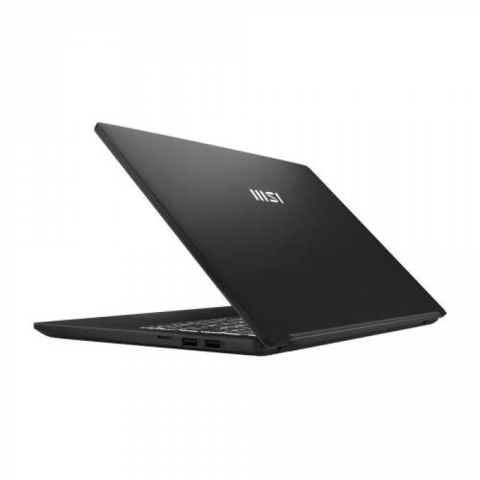 Laptop MSI Modern 14 C12M-026XRO, Intel Core i5-1235U, 14inch, RAM 8GB, SSD 512GB, Intel Iris Xe Graphics, No OS, Classic Black