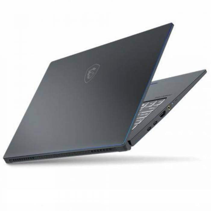 Laptop MSI Prestige 15 A11UD, Intel Core i7-1195G7, 15.6inch, RAM 32GB, SSD 1TB, nVidia GeForce RTX 3050 Ti 4GB, No OS, Carbon Gray