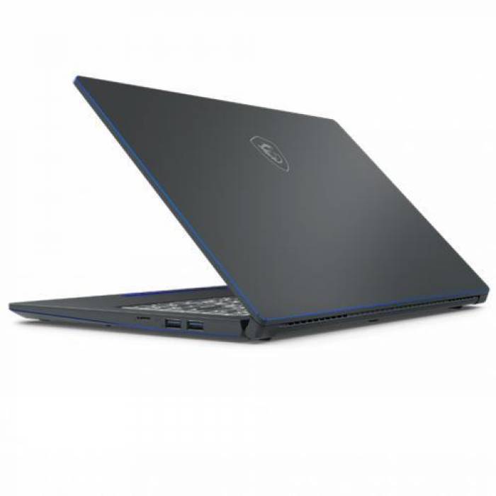 Laptop MSI Prestige 15 A11UD, Intel Core i7-1195G7, 15.6inch, RAM 32GB, SSD 1TB, nVidia GeForce RTX 3050 Ti 4GB, No OS, Carbon Gray