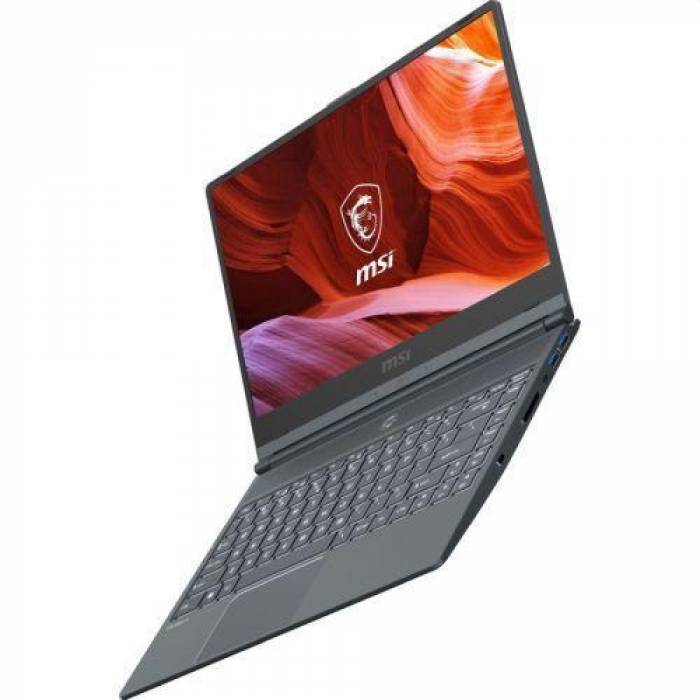 Laptop MSI Prestige 15 A11UD, Intel Core i7-1195G7, 15.6inch, RAM 32GB, SSD 1TB, nVidia GeForce RTX 3050 Ti 4GB, No OS, Carbon Gray