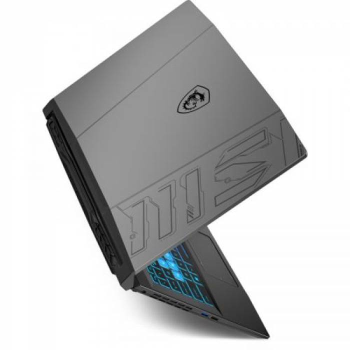 Laptop MSI Pulse 15 B13VGK, Intel Core i7-13700H, 15.6inch, RAM 32GB, SSD 1TB, nVidia GeForce RTX 4070 8GB, No OS, Titanium Gray