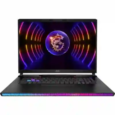 Laptop MSI Raider GE78 HX , Intel Core i9-13950HX, 17inch, RAM 64GB, SSD 2x 2TB, nVidia GeForce RTX 4080 12GB, Windows 11, Core Black