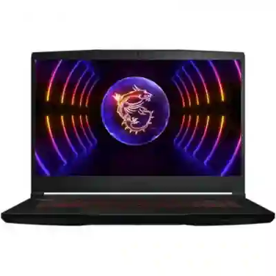 Laptop MSI Thin GF63 12VE, Intel Core i5-12450H, 15.6inch, RAM 16GB, SSD 1TB, nVidia GeForce RTX 4050 6GB, No OS, Black