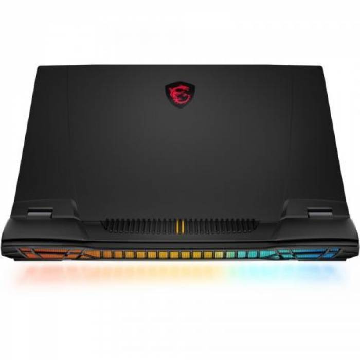 Laptop MSI Titan GT77 HX 13VI MiniLED, Intel Core i9-13980HX, 17.3inch, RAM 64GB, SSD 2x 2TB, nVidia GeForce RTX 4090 16GB, Windows 11, Core Black