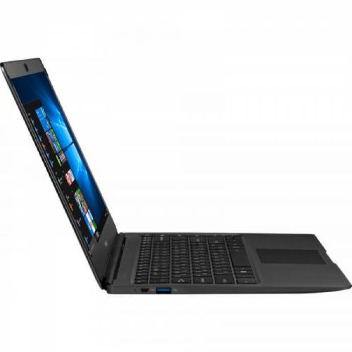 Laptop Prestigio SmartBook 133S, Intel Celeron N3350, 14.1inch, RAM 3GB, eMMC 32GB, Intel HD Graphics 500, Windows 10, Dark Grey