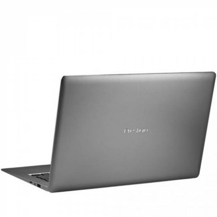 Laptop Prestigio SmartBook 141 C3, Intel Atom x5-Z8350, 14.1inch, RAM 2GB, eMMC 64GB, Intel HD Graphics 400, Windows 10, Dark Grey