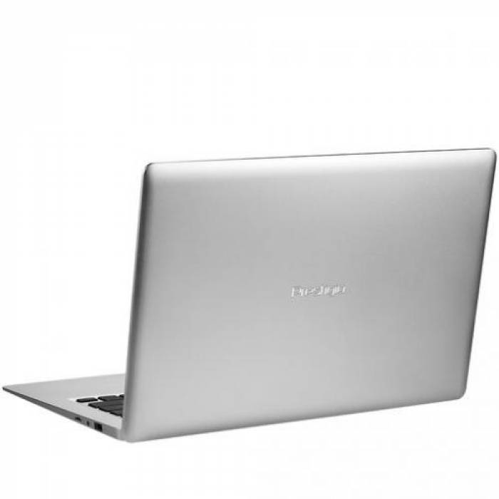 Laptop Prestigio SmartBook 141 C3, Intel Atom x5-Z8350, 14.1inch, RAM 2GB, eMMC 64GB, Intel HD Graphics 400, Windows 10, Metal Grey