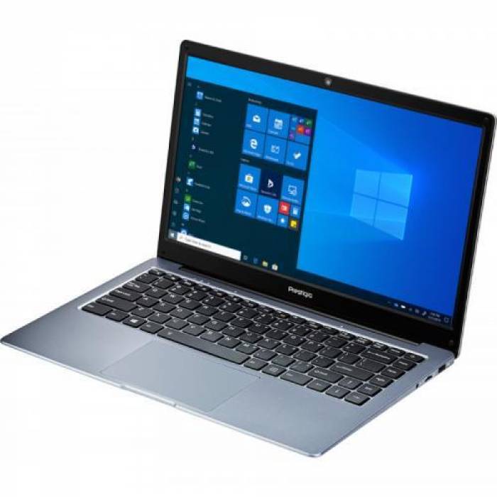 Laptop Prestigio SmartBook 141 C4, AMD A4-9120e, 14.1inch, RAM 4GB, eMMC 64GB, AMD Radeon R3, Windows 10 Pro, Dark Grey