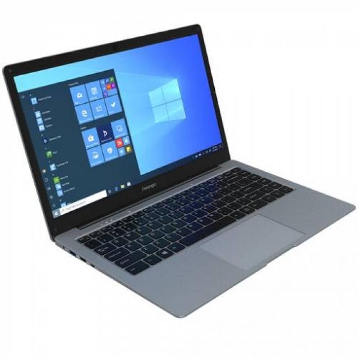 Laptop Prestigio SmartBook 141 C7, Intel Celeron N3350, 14.1inch, RAM 4GB, eMMC 128GB, Intel HD Graphics 500, Windows 10, Dark Grey