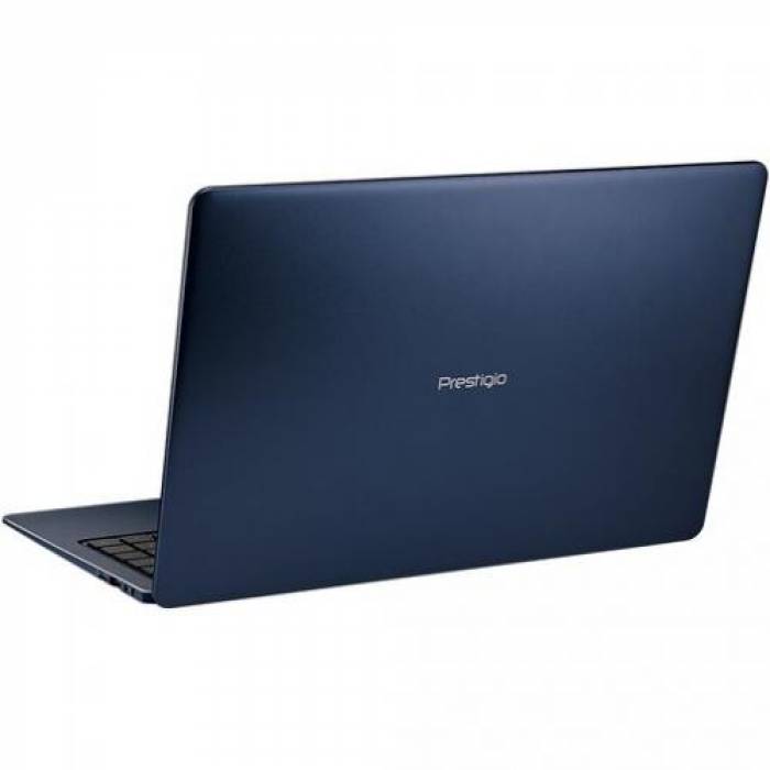 Laptop Prestigio SmartBook 141S, Intel Celeron N3350, 14.1inch, RAM 3GB, eMMC 32GB, Intel HD Graphics 500, Windows 10, Blue