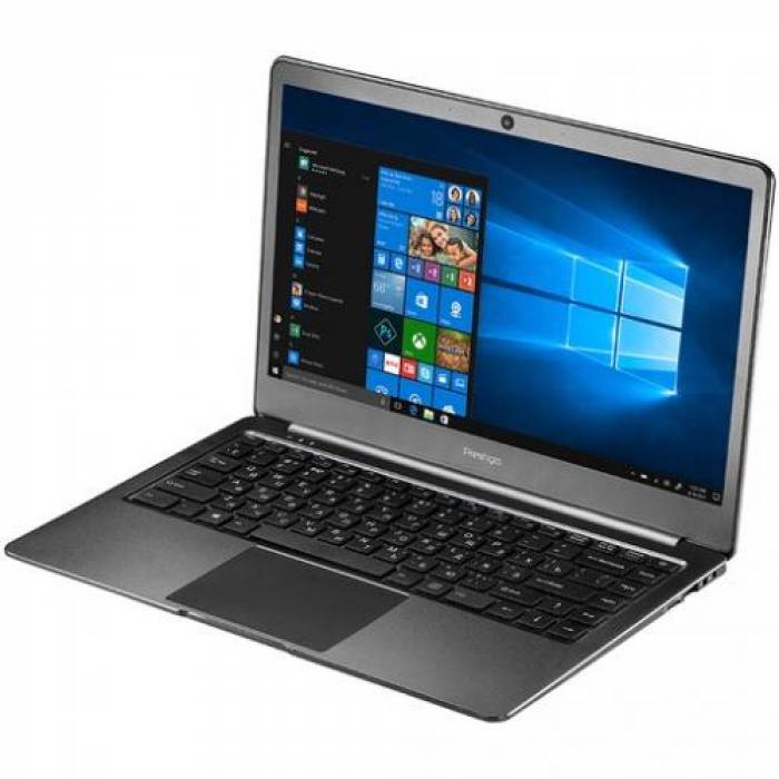 Laptop Prestigio SmartBook 141S, Intel Celeron N3350, 14.1inch, RAM 3GB, eMMC 32GB, Intel HD Graphics 500, Windows 10, Dark Grey