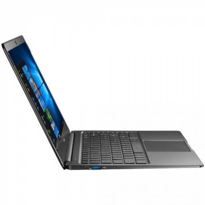 Laptop Prestigio SmartBook 141S, Intel Celeron N3350, 14.1inch, RAM 3GB, eMMC 32GB, Intel HD Graphics 500, Windows 10, Dark Grey