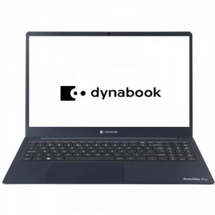 Laptop Toshiba Dynabook Satellite Pro C50-J-112, Intel Core i5-1135G7, 15.6inch, RAM 8GB, SSD 256GB, Intel Iris Xe Graphics, No OS, Dark Blue