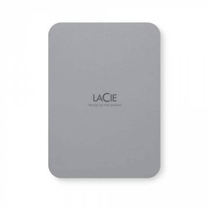 Lard Disk porabil Seagate LaCie Mobile Drive 2TB, USB-C, Gray