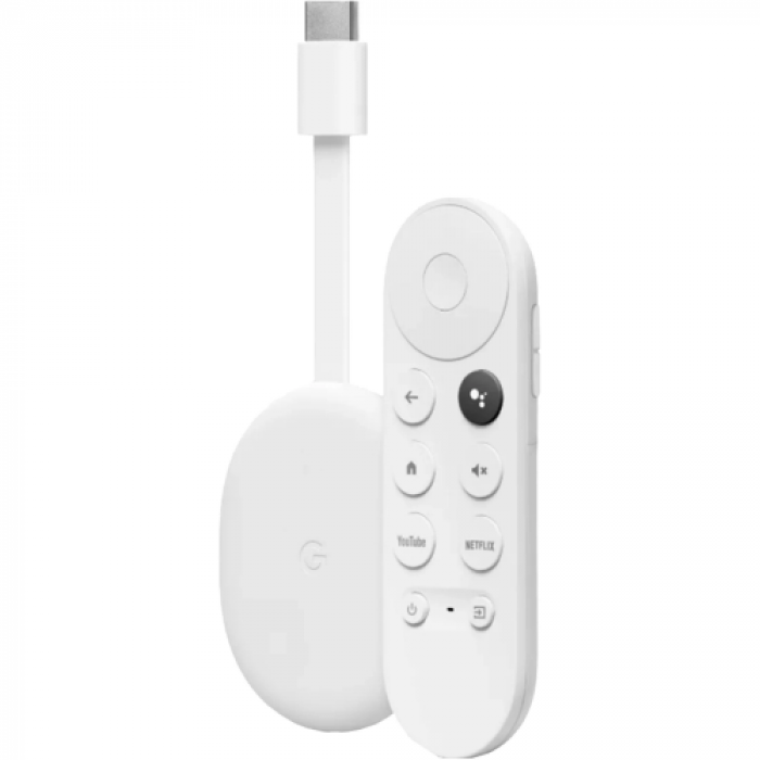 Media-Player Google Chromecast TV, 4K, HDMI, Snow