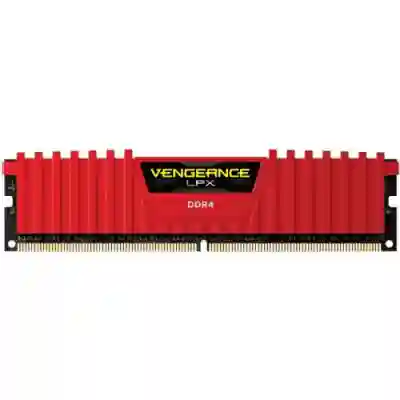 Memorie Corsair Vengeance LPX Red 8GB DDR4-2666Mhz, CL16