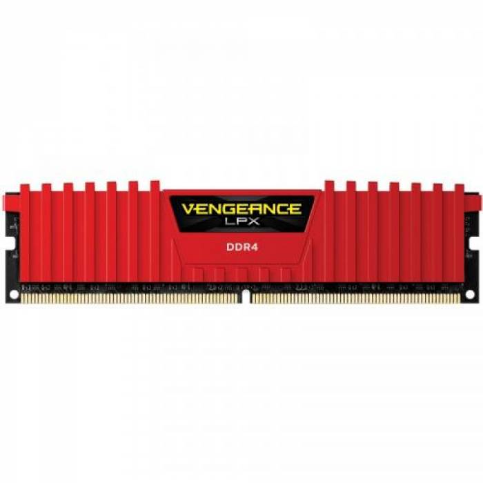 Memorie Corsair Vengeance LPX Red 8GB DDR4-2666Mhz, CL16