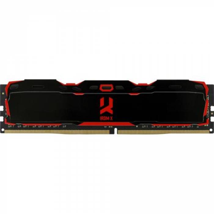 Memorie GOODRAM IRDM X Black 8GB, DDR4-3200MHz, CL16