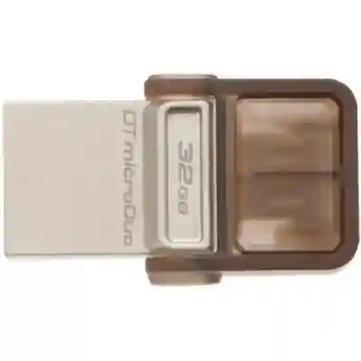 Memorie Kingston DataTraveler MicroDuo 32GB, USB 2.0, Beige